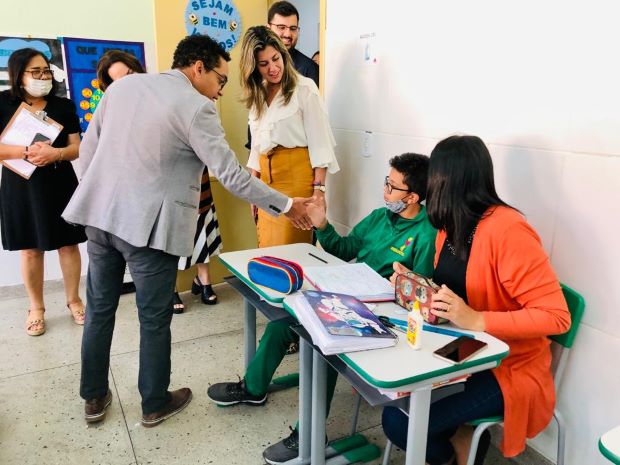 Escola Estadual Cidade dos Meninos, em Ribeirão das Neves, atende cerca de 1260 alunos. Foto: Marcilene Maia